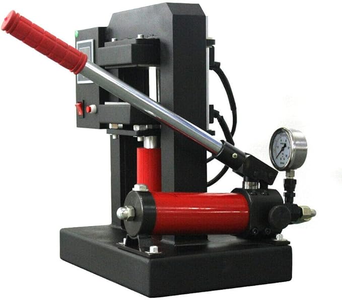 Prensa de calor hidráulica manual, máquina de estampado a alta presión miniatura 7