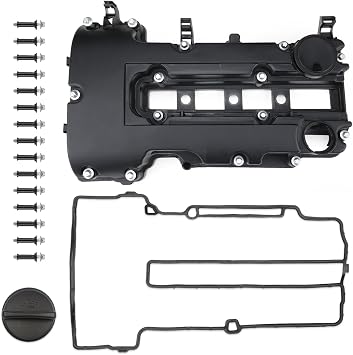 Engine Valve Cover Compatible with 2011-2021 Chevy Cruze Sonic Tracker Trax Buick Encore Cadillac ELR 1.4L Turbo OE Parts 55573746 25203036 25198877