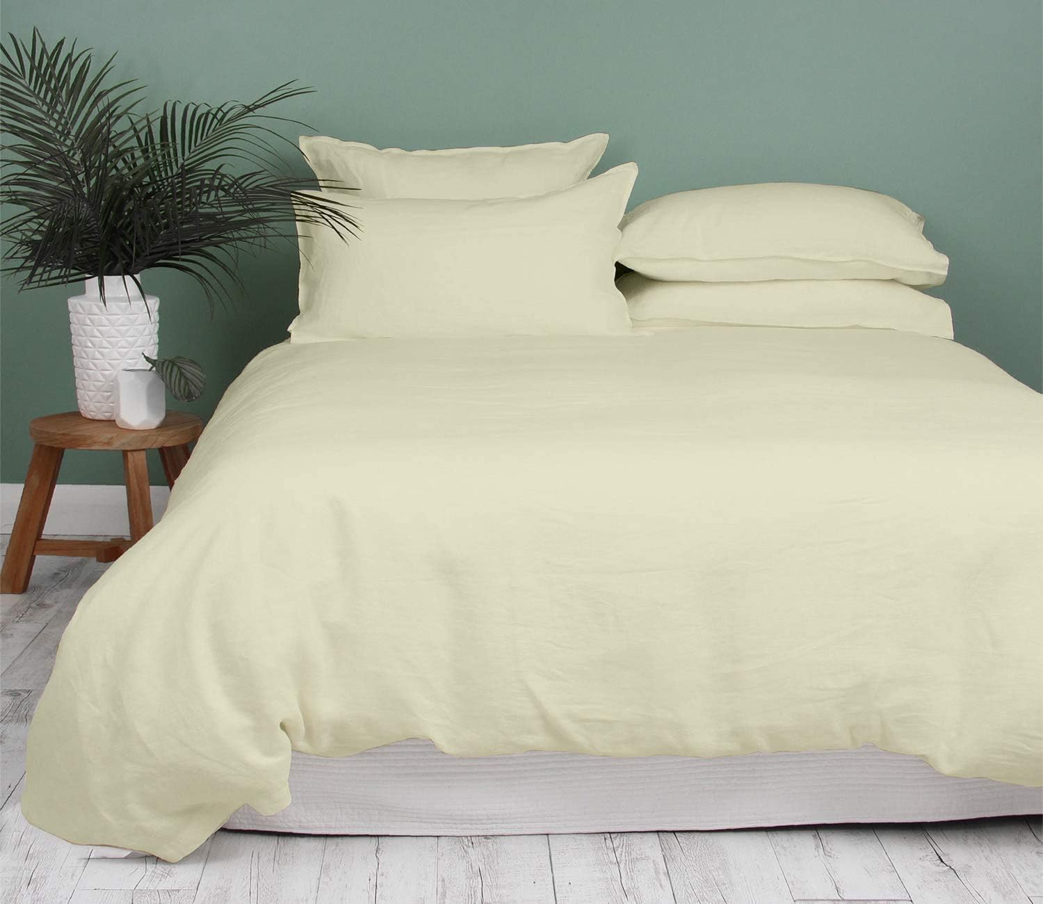 Premium 1 Pc Duvet Cover 100% Egyptian Cotton 800 Thread Count with Zipper Closure -Luxurious Bedding Collection -California King/King.