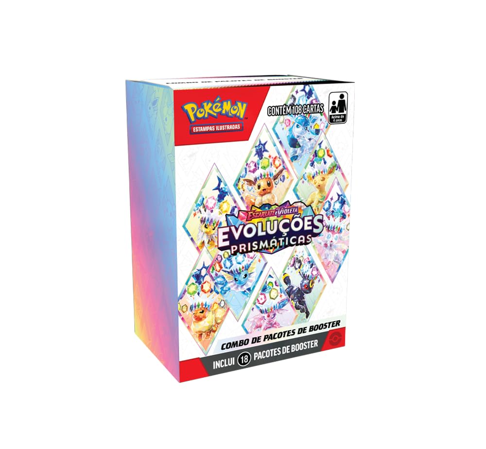 Pokémon Estampas Ilustradas, Combo de Booster EV8.5 Evoluções Prismáticas