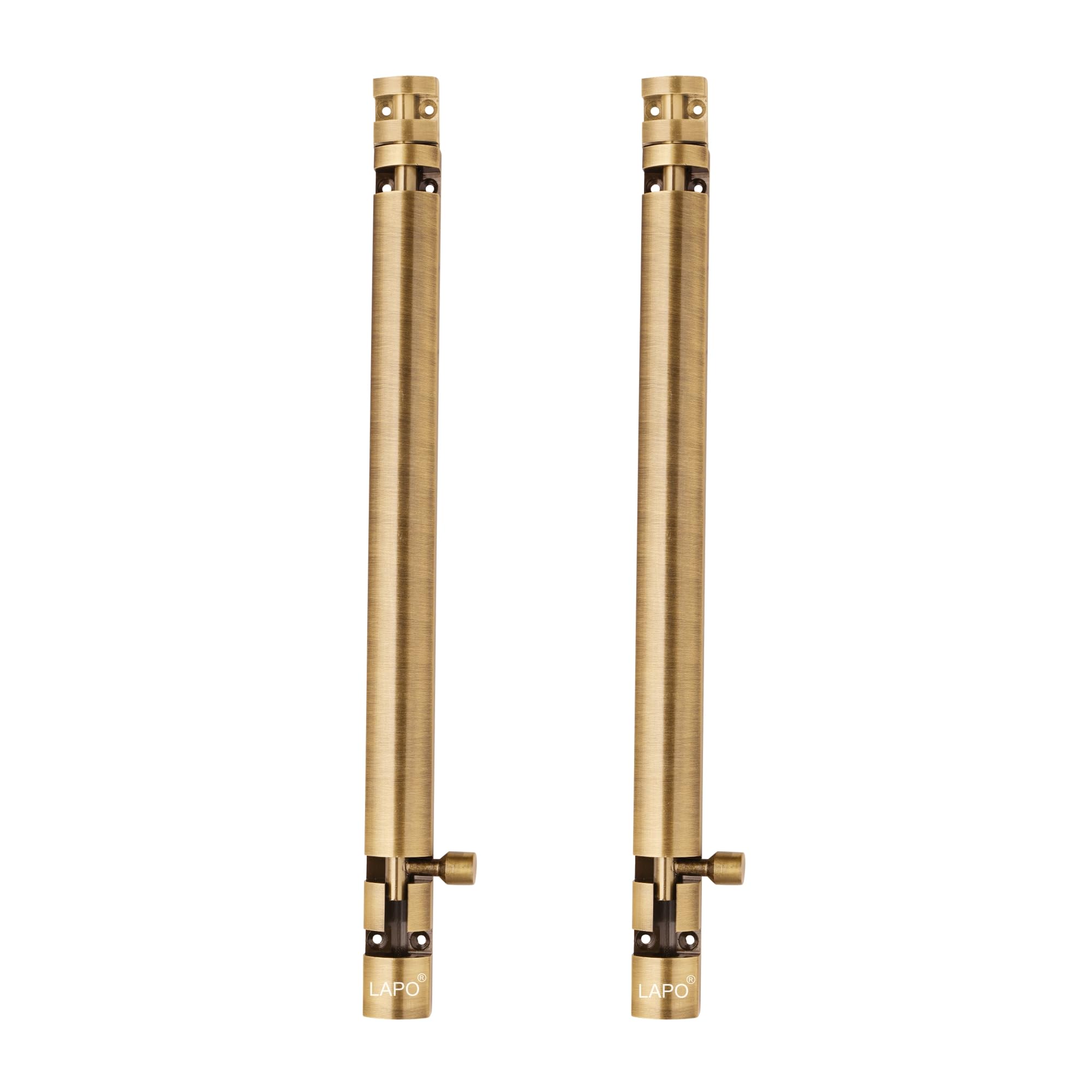LAPO 2 Pack Heavy Duty 12 Inch Aluminium Tower Bolt for Wooden and PVC Door/Kundi/Chitakni for Windows Tower Bolt/Door Lock Latch for Main Doors (PVD Gold Finish, Pack of 2) — Amazon image 10