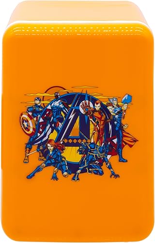 Avengers - Mini nevera, enfriador pequeño para bebidas y aperitivos, o refrigerador para el cuidado de la piel, regalos de Navidad (6 latas, disponible en Yaxa Costa Rica