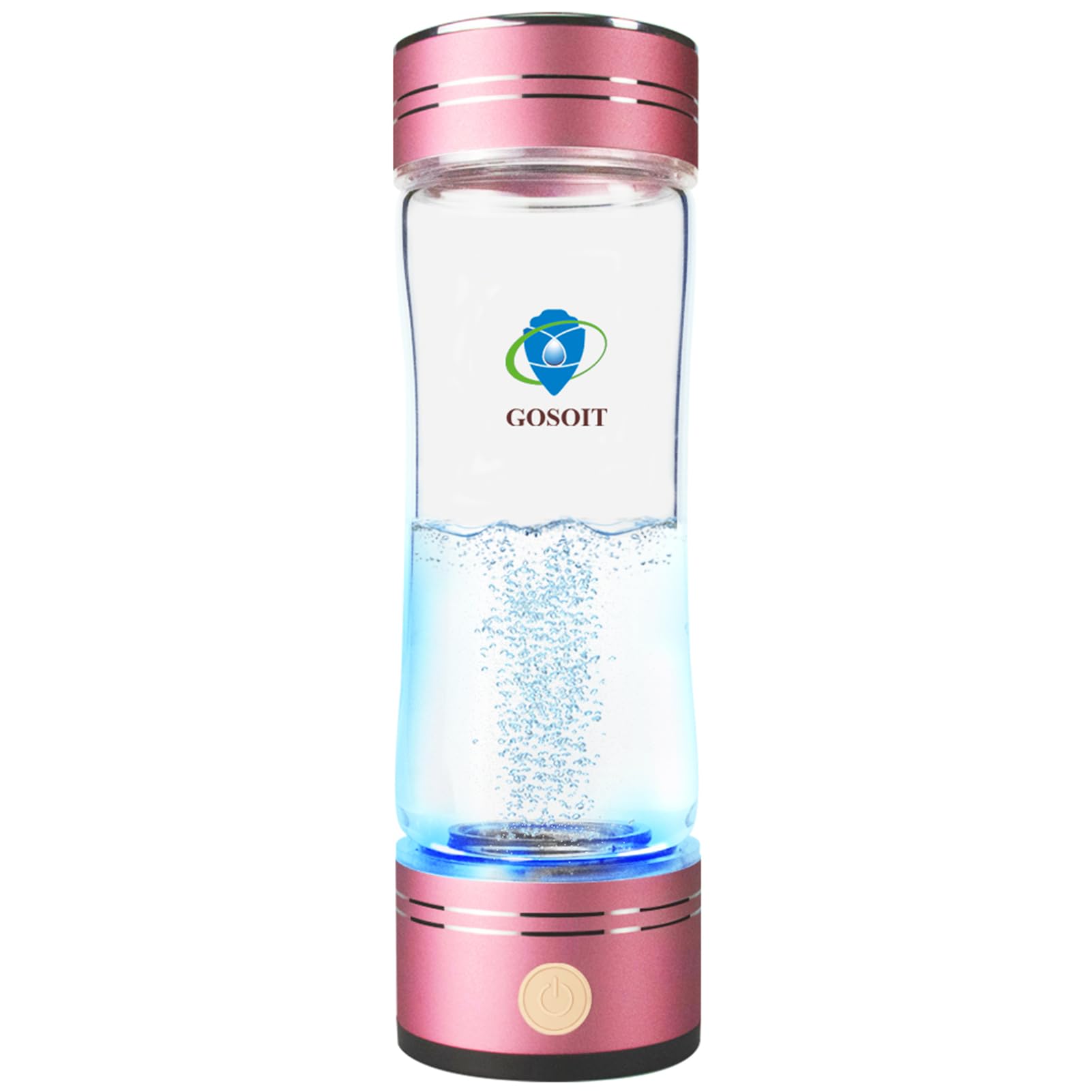 Hydrogen Water Bottle Hydrogen Water Generator Ionizer Maker Machine with SPE and PEM Tech 500ml/17Fl oz