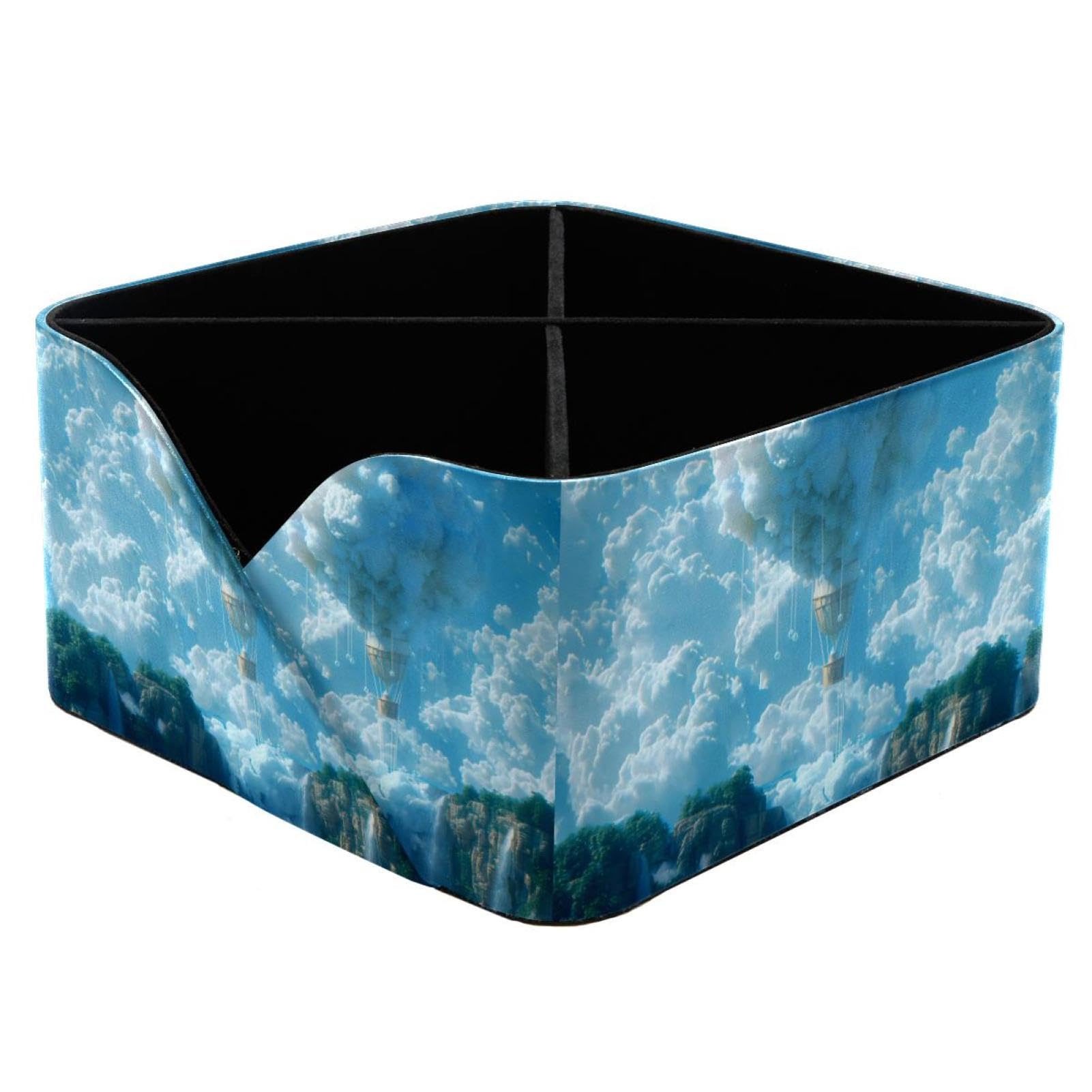 Porte-stylos rectangulaire boîte rangement papeterie cosmétiques fournitures