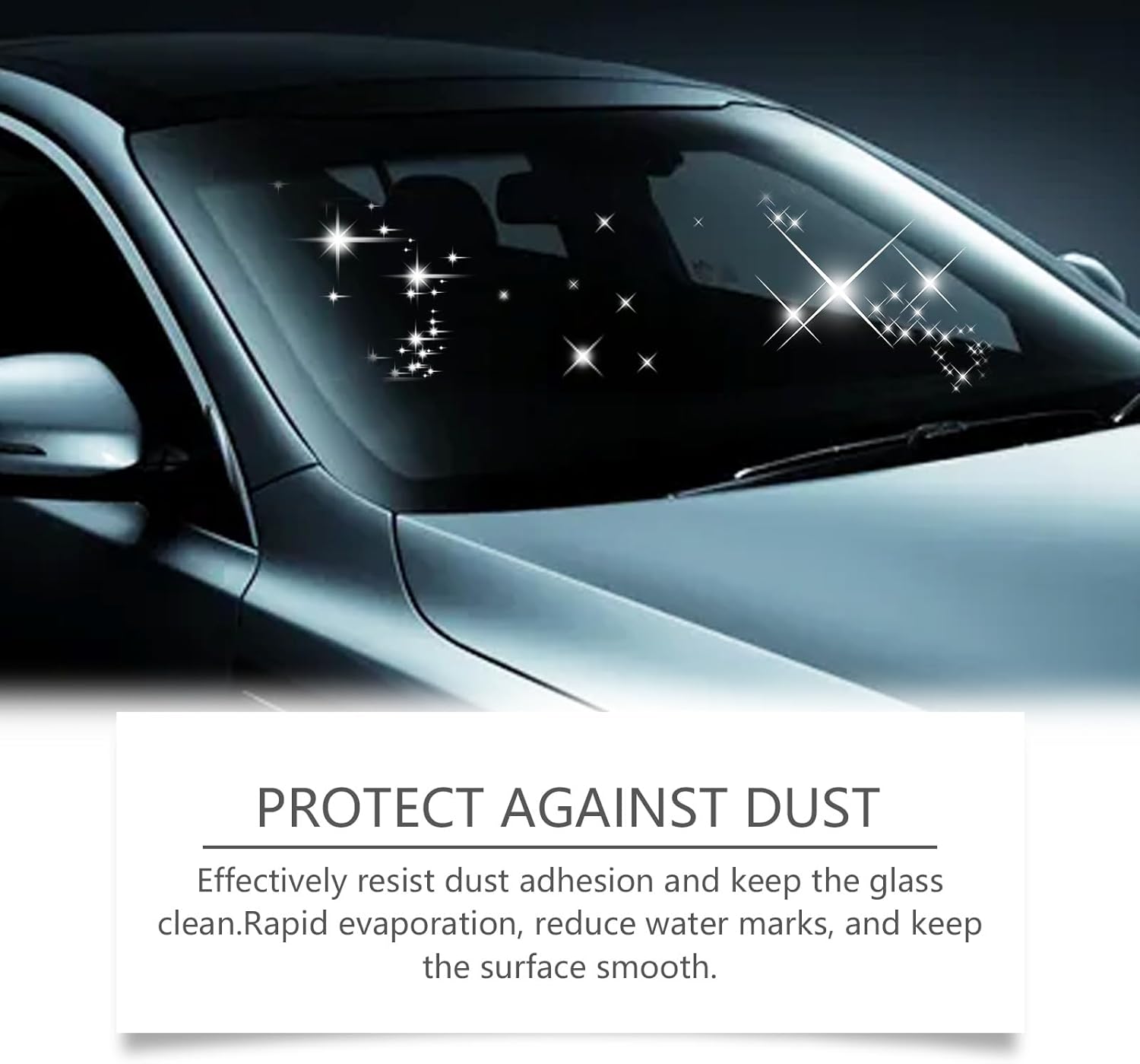 2 Pcs Glass Oil Film Remover for Car,Glass Emulsion Cleaner,Removes Oil Film & Smudges, Improve Windshield Clarity for Safe Driving - Image 7