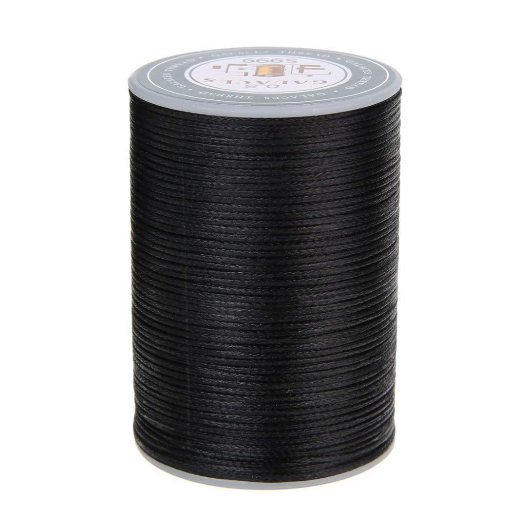 ZHONGJIUYUAN 20 mini rotoli di cuoio cerato filo filo di cuoio artigianale filo filo di cotone filo filo di cuoio cucito strumento fai da te materiale (colore casuale)