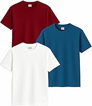 Men's Cotton Half Sleeve Tshirt | Combo Pack of 3 Tshirt for Men
