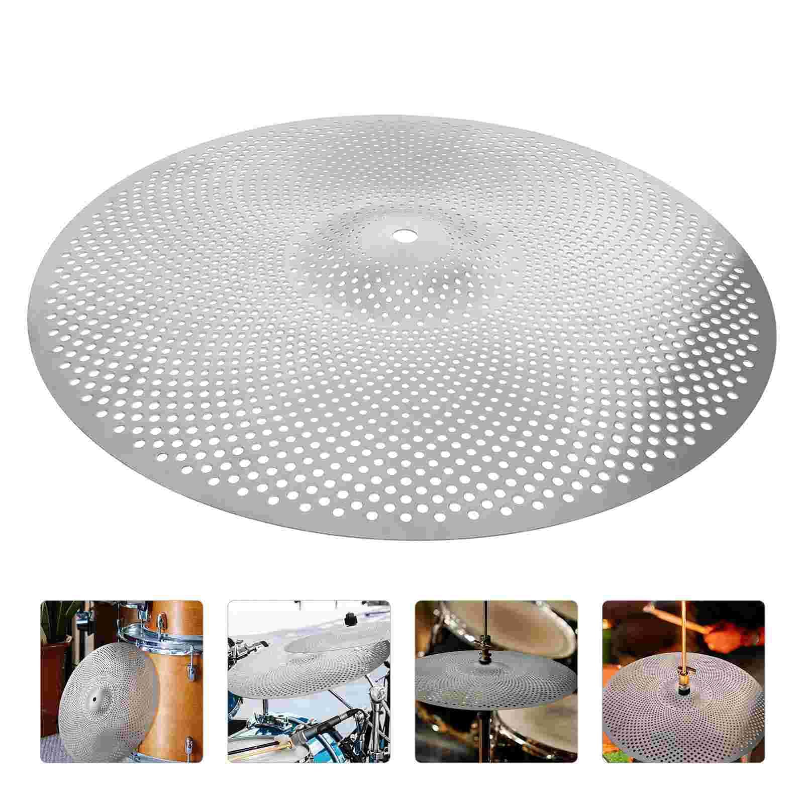 Cymbales De Batterie À Faible Volume, Cymbales De Pratique À Faible Volume, Cymbales Muettes À Percussion, Accessoire De Pièce pour Instrument De Musique