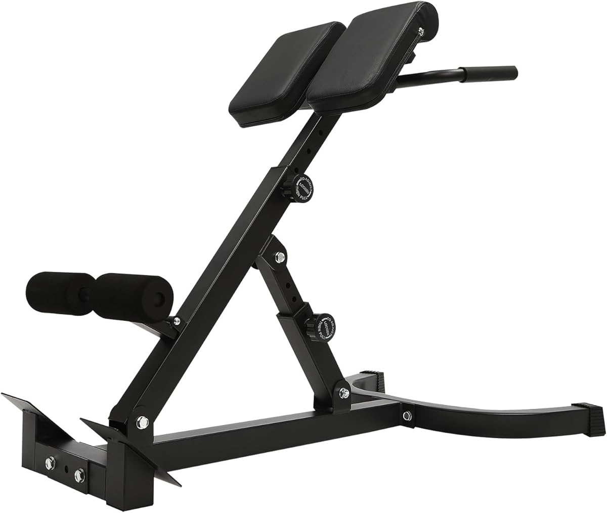 Roman Chair Back Extension Weight Bench Ab Machine Foldable Angle Height Adjustable Sit up Exercise Multi-Functional Workout Home Gym Exercise Equipment Inversion Table for Fitness
