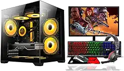 PC Gamer Completo Alligator Shop Intel i7 3770, GeForce RTX 3050, Memoria 16GB DDR3, SSD 480GB, Monitor 20 Polegadas