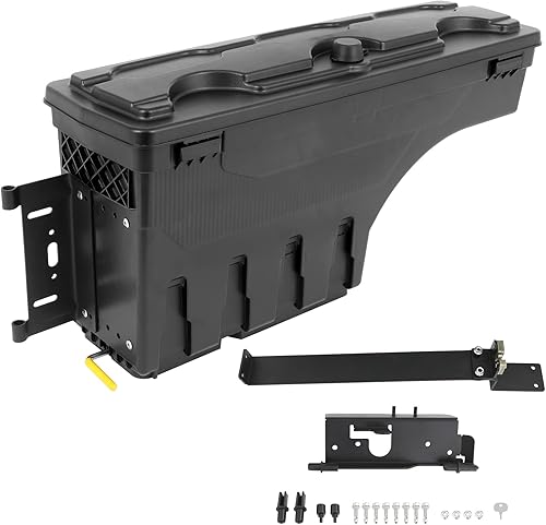 Miniatura 5 de SCITOO Caja de almacenamiento para caja de camioneta con contraseña para Dodge Ram 1500 2500 3500 2002-2010, para Ram 1500 2500 3500 2011-2018 lado