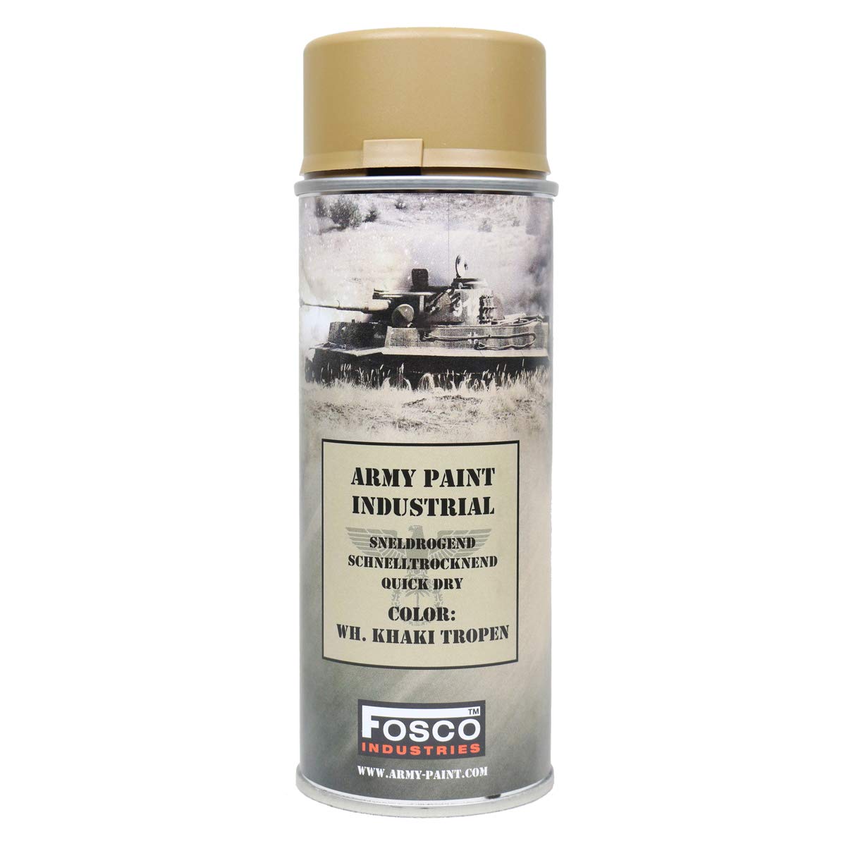 Epic Militaria Army Spray Paint - Tropical Khaki 400Ml Military Style Spray Paint (Army Spray Paint - Tropical Khaki)