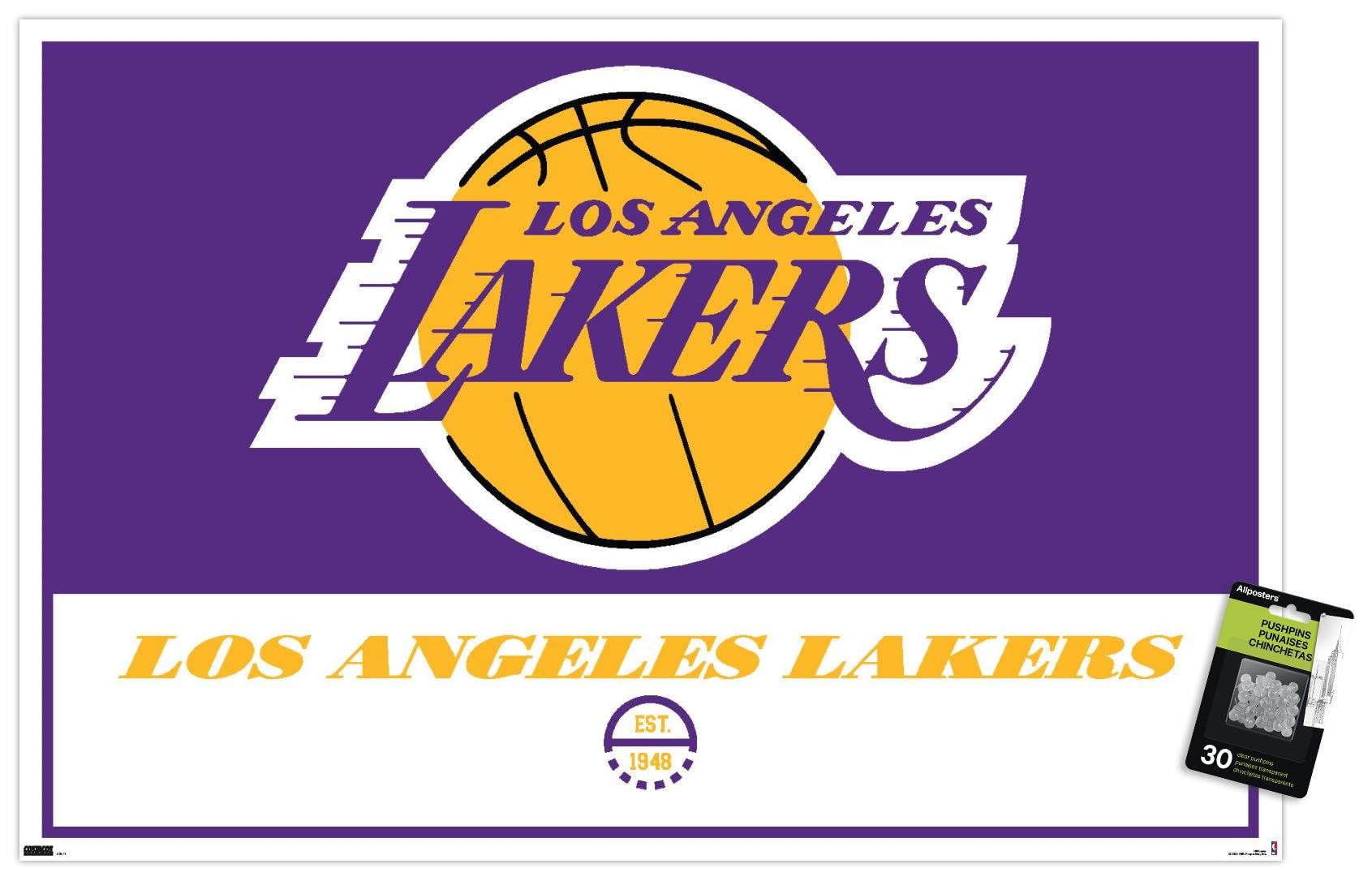 NBA ロサンゼルス・レイカーズ - ロゴ21 ウォール