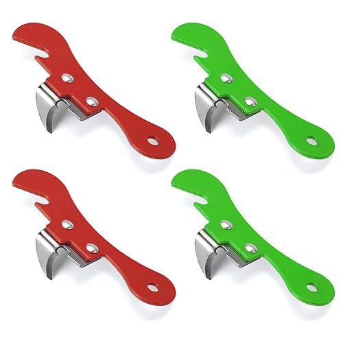 Confezione Da 4 Apriscatole Manuali, Apriscatole In Acciaio Inossidabile, Apriscatole