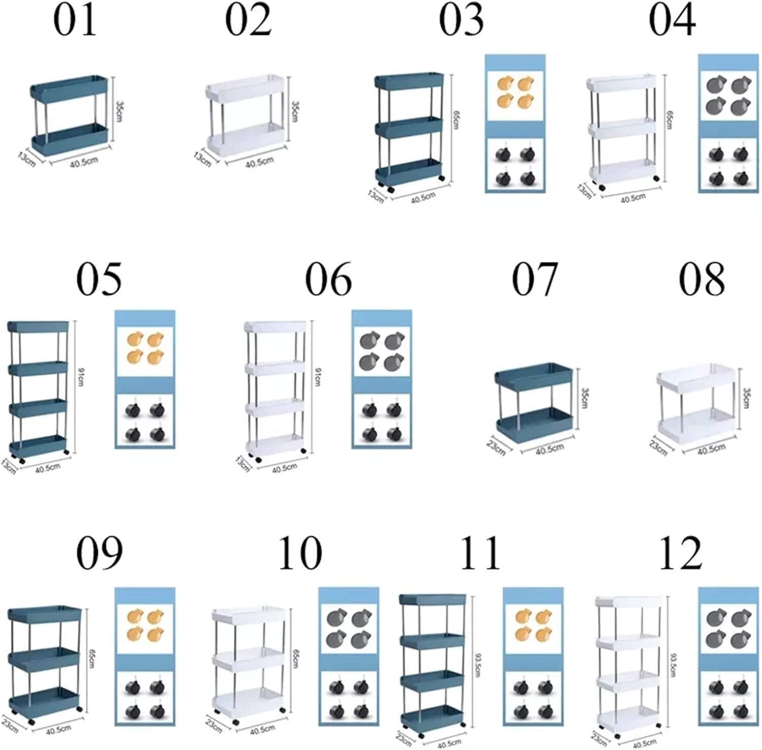 オーガナイザーシェルフ/シェルフユニット キッチンクラシックストレージローリングカートホームマルチレイヤーストレージラックプッシュプ