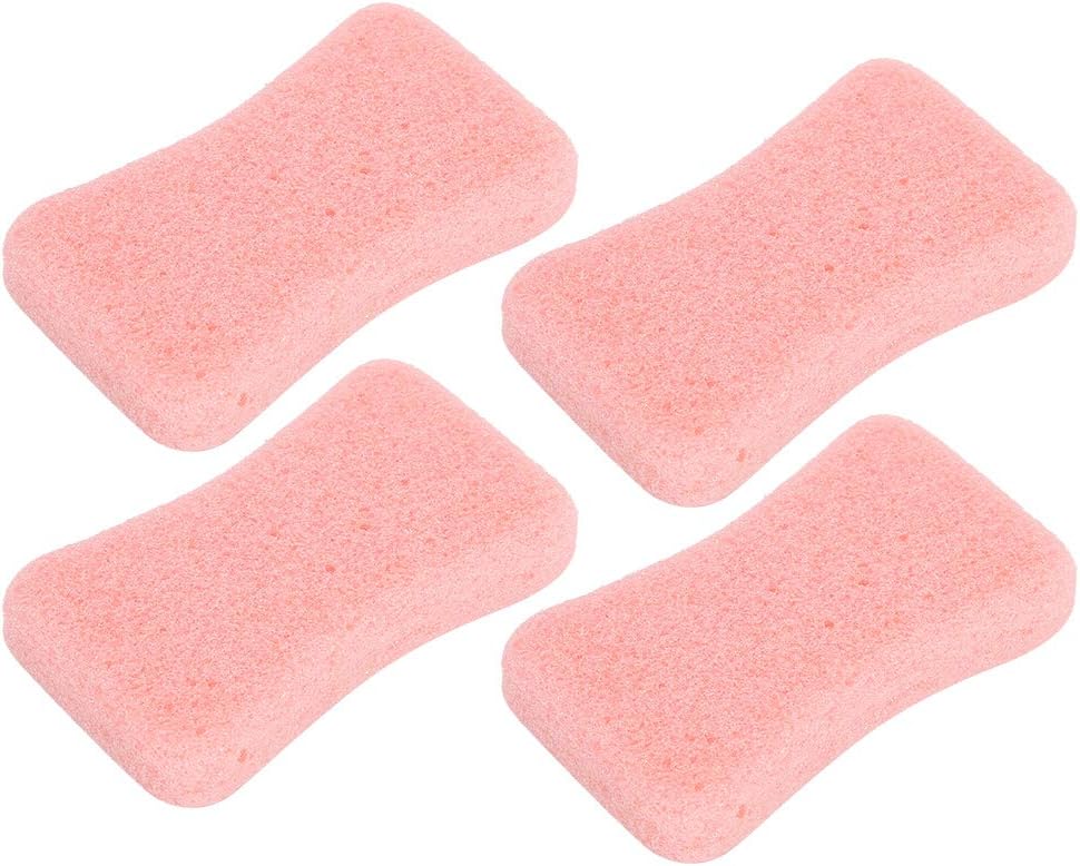 Foot Pumice Stone for Feet Hard Skin Callus Remover and Scrubber, Foot File Exfoliation to Remove Dead Skin (Pack of 4) ()