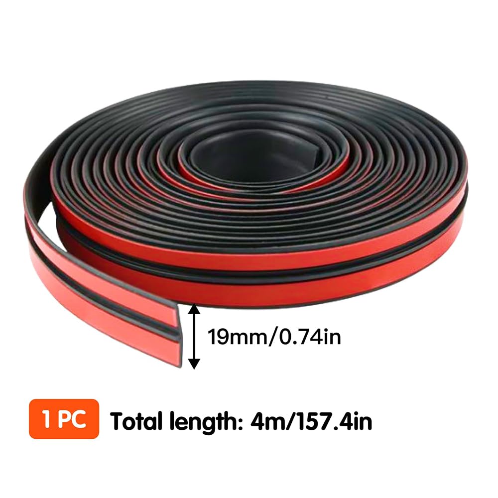 Guarnizione Parabrezza per Citroen C4 | Typ Picasso/UD | Bj. 2013-2016, Striscia Sigillante Auto 4m Protettiva Flessibile Profilo Gomma Bordi