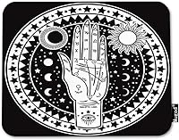 Vista 10 de Mugod Tapete para mouse para mujer, diseño de arte de tribu afrocéntrica, con base de goma antideslizante, para computadora, laptop, juegos, A01