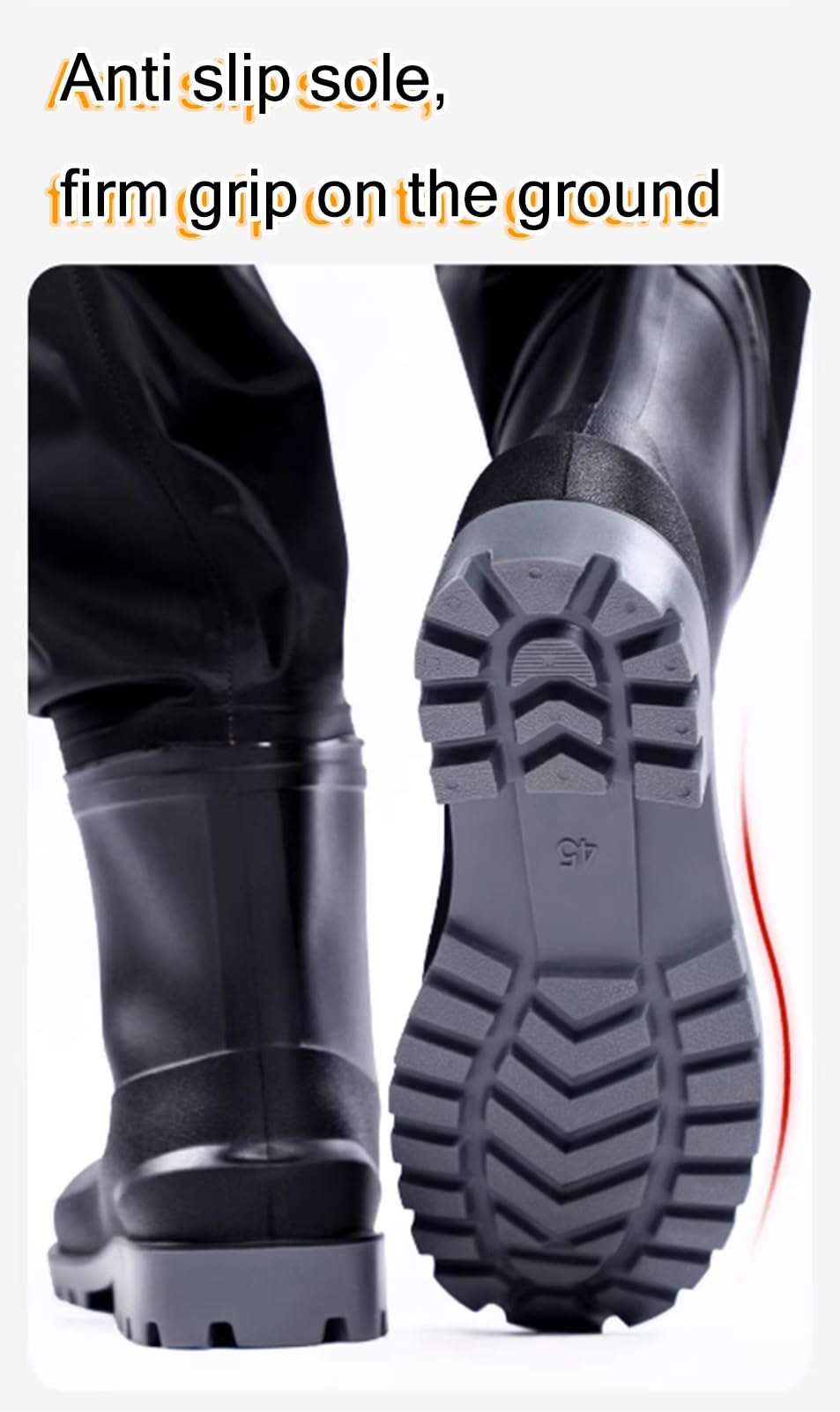 Stivali A Coscia da Pesca Stivali da Pesca in PVC per Uomo, Impermeabili, Adatti per Pesca, esplorazione, lavori in Acqua, Lavaggio Auto