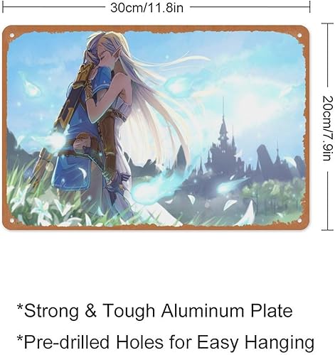 Miniatura 2 de MDUGKDLGJ C239 Legend Zelda Breath Wild 8 - Póster en lienzo de pared de película para pared del hogar, decoración retro de 8 x 12 pulgadas