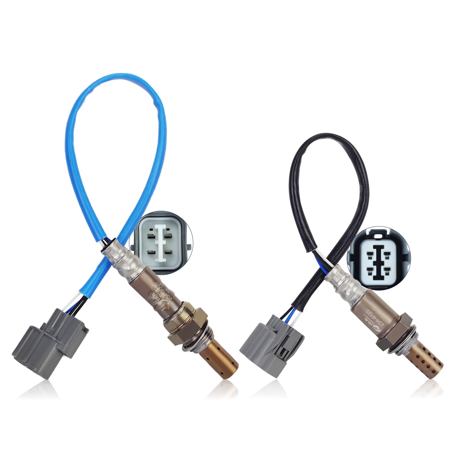 2Pcs 234-9005 234-4125 Upstream Downstream O2 Oxygen Sensor Compatible with 2002-2004 Honda CR-V 2.4L