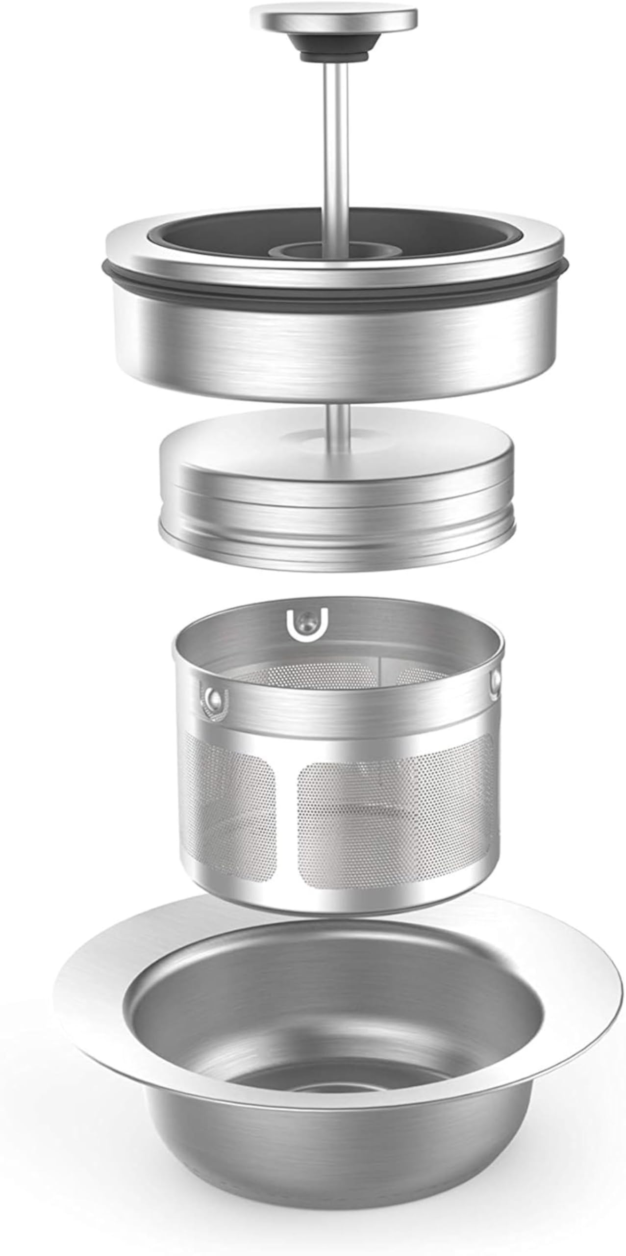riviera&bar Théière Bouilloire CHA DAO EXPERT à Température Réglable - Verre Trempé et Inox, Mode Silencieux, Infusion Thé Optimale, Écran LCD, Programmes Personnalisables - 1,5L - Inox