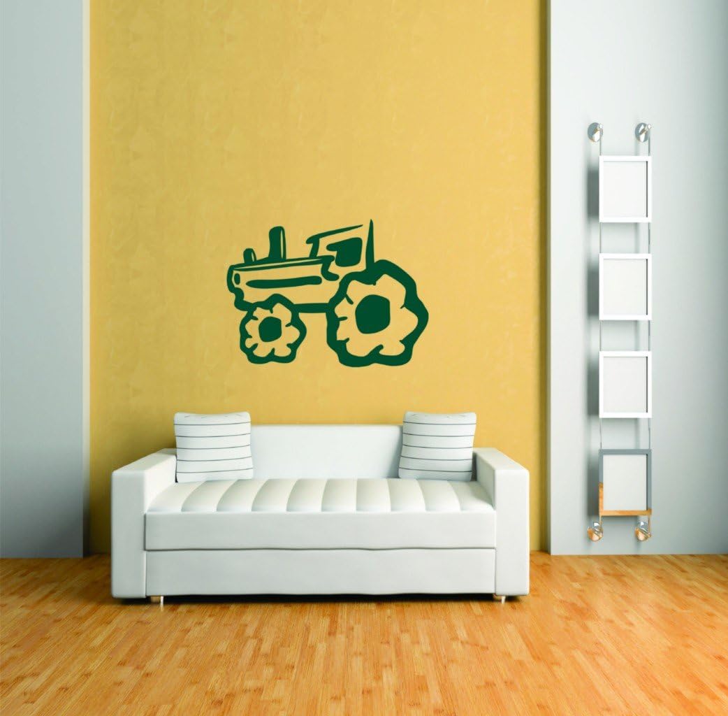 design with vinyl home wall decals - farming crops removable wall sticker home decoration - size: 36 in x 36 in 36 in x 36 in black