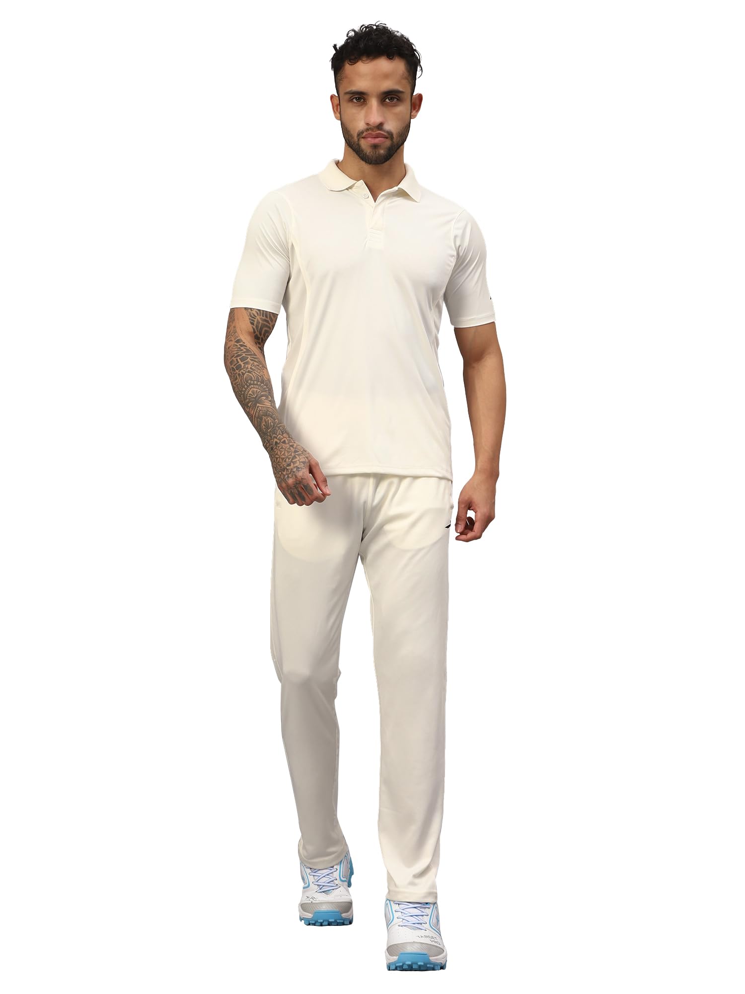 Vector X OCS-290 Cricket Set Team Wear Whites Half Tee and Pant (Adults)-picture-24