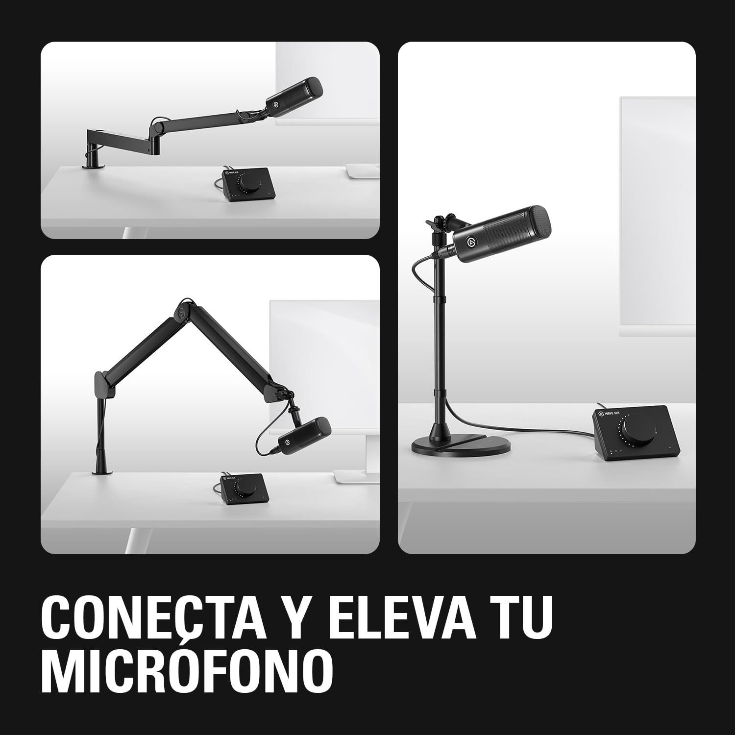 Elgato Wave DX - Micrófono XLR dinámico, patrón cardioide, reducción de ruido, optimizado para voz para podcasts, streaming y retransmisiones, sin amplificador de señal, para Mac y PC