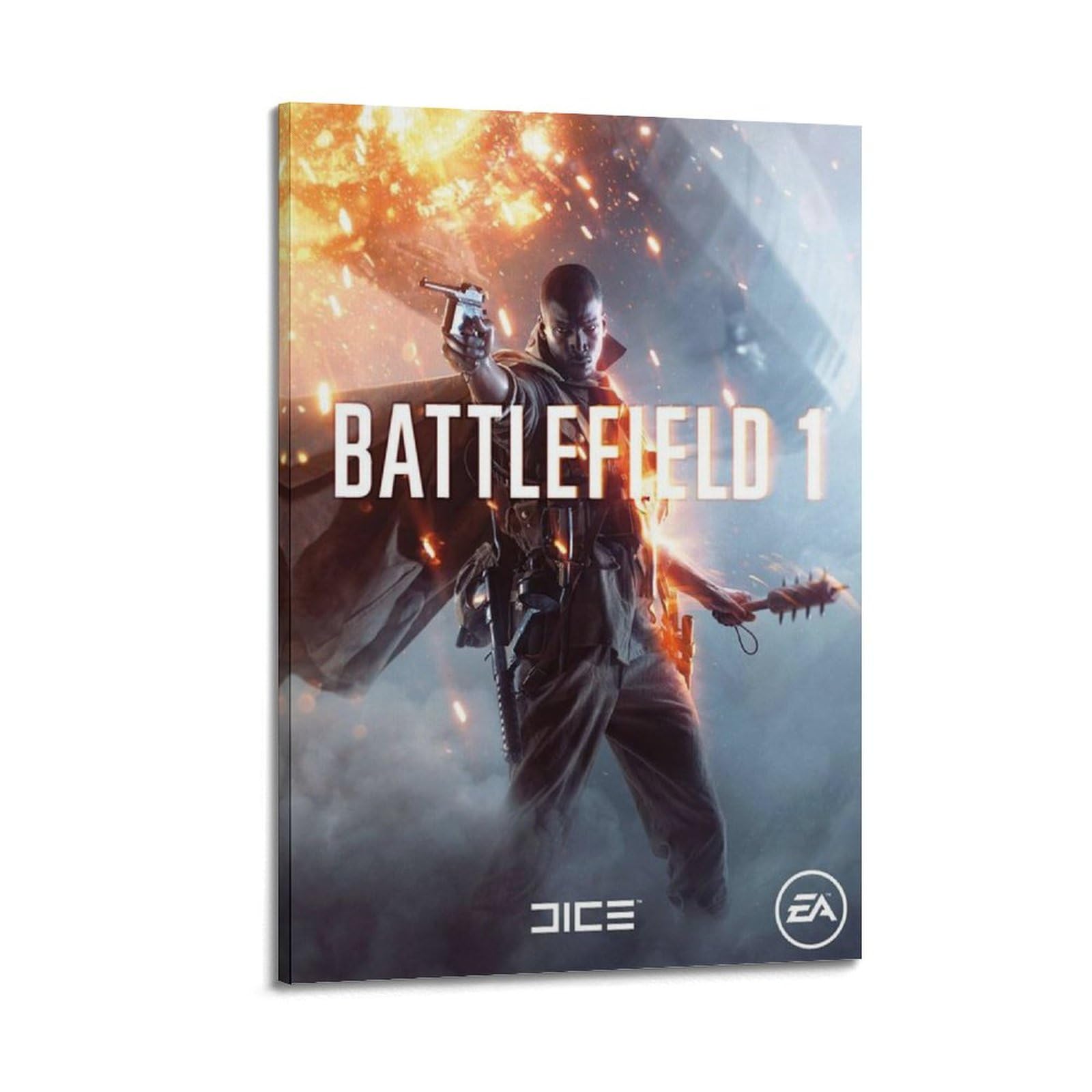 TESUXYEHH Battlefield 1 Video Game Poster Poster Decorative Painting Canvas Wall Posters And Art Picture Print Modern Family Bedroom Decor Posters 12x18inch(30x45cm)