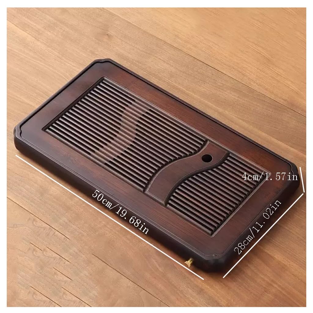 Bandeja para Mesa de café, Bandeja para té, Bandeja para escurrir té, Bandeja para Juego de té, Almacenamiento de Agua, Mesa de té, Servicio de té