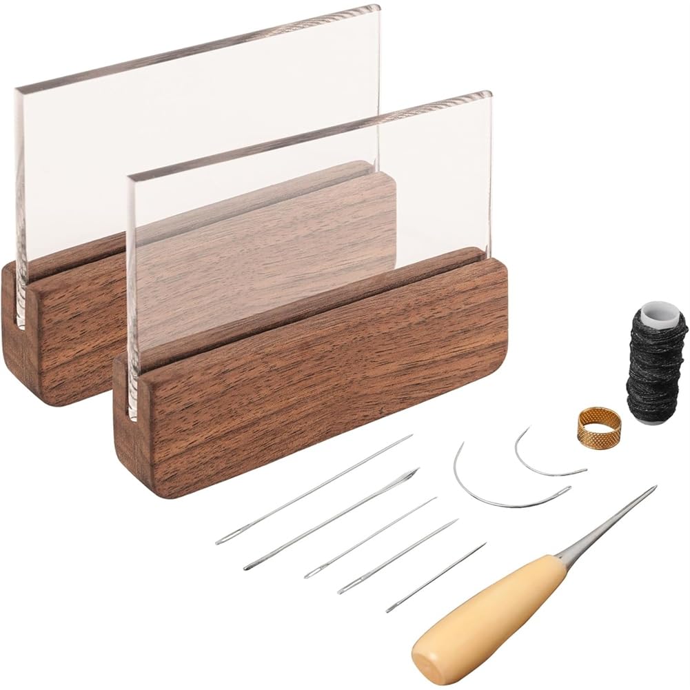 Xnuiasqe For Burnishing Leather Slicker Leathercraft Tool With Wooden Handle For Burnisher For Burnished Leather