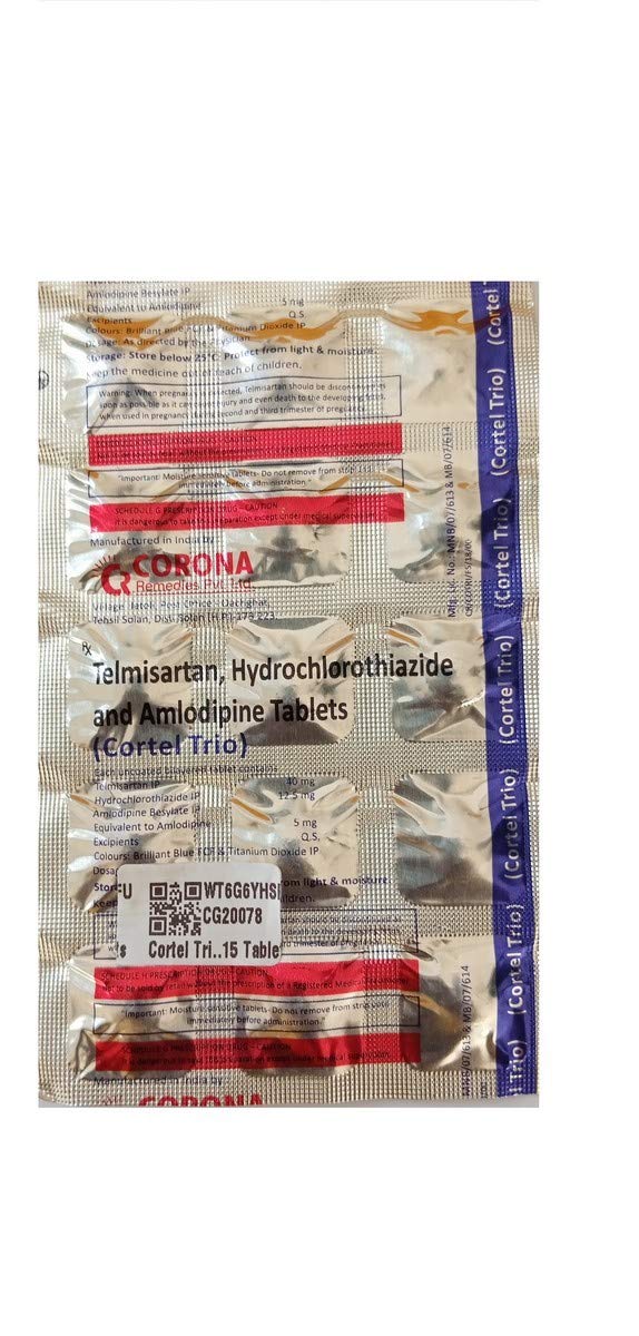 Cortel Trio - Strip of 15 Tablets