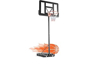 DUMOS Outdoor Basketball Goal for Kids and Adults