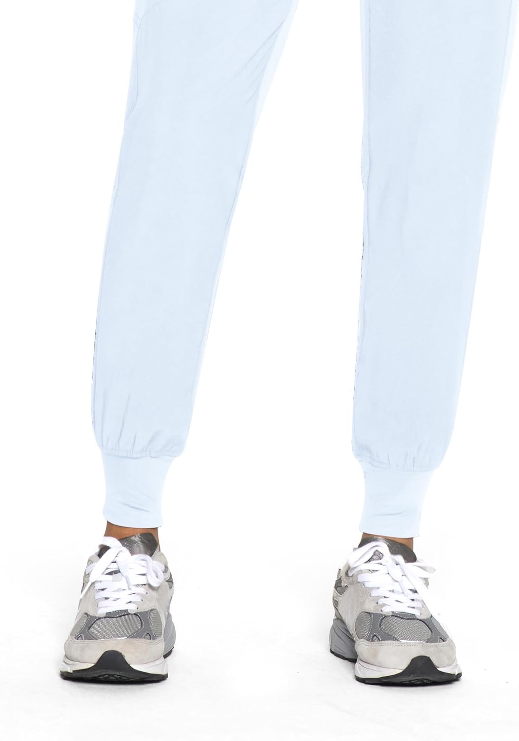 Womens Scrub Pants - Soft Stretch Yoga Style | 5 Pockets, Slim Fit Jogger Scrubs Pants, Easy Care, Tapered Elastic Cuffs, Long-lasting Comfort for Daily Working thumbnail