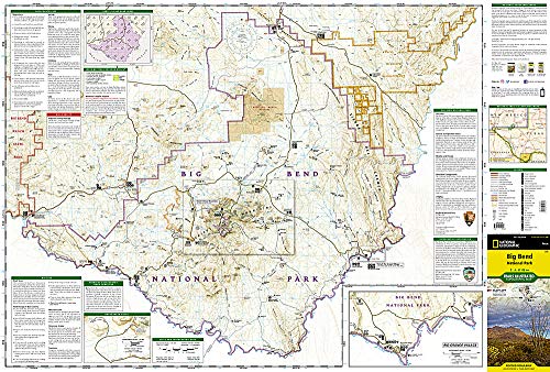 Big Bend National Park (National Geographic Trails Illustrated Map, 225)