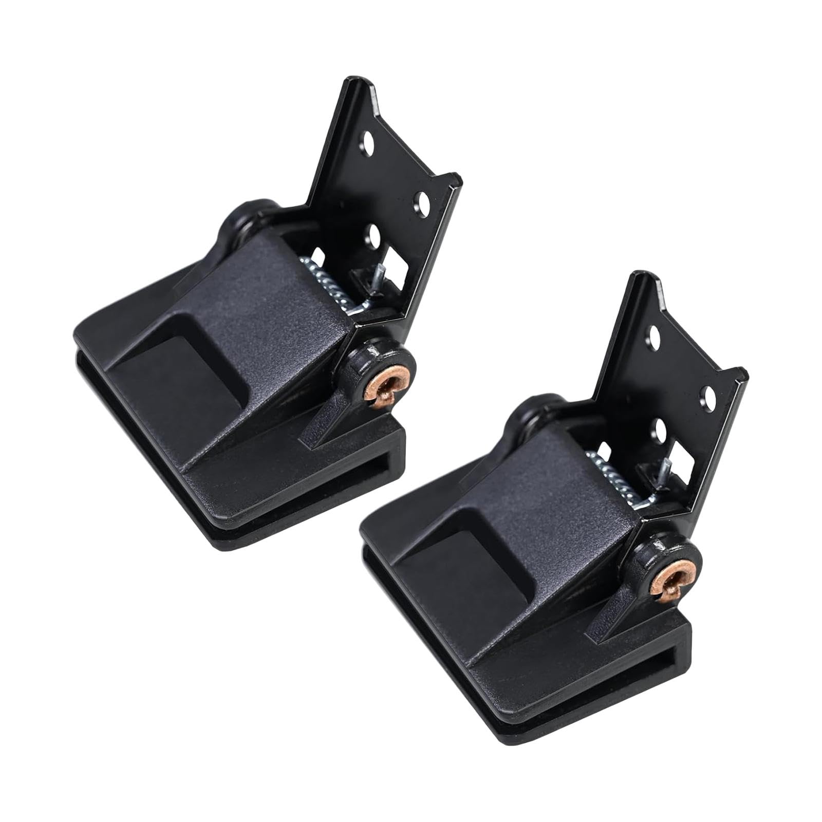 2 Stück Scharniere für Staubschutzhauben - Plattenspieler Zubehör, 4.3cm, Metall & Kunststoff - Passend für Verschiedene Vinyl-Schallplattenspieler