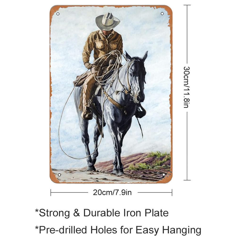 ビンテージ カウボーイ 鉄製 看板 ディスプレイ Cowboy ビンテージ カウボーイ 鉄製 看板 ディスプレイ Cowboy