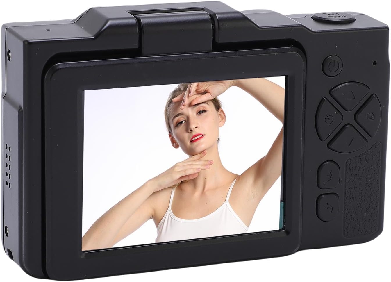 Matybobe Digital Camera 48MP Autofocus 16x Zoom 2.8inch Flip Screen Camera for Travel