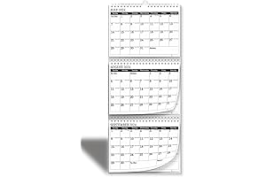 Minimalist 3 Month Wall Calendar 2024