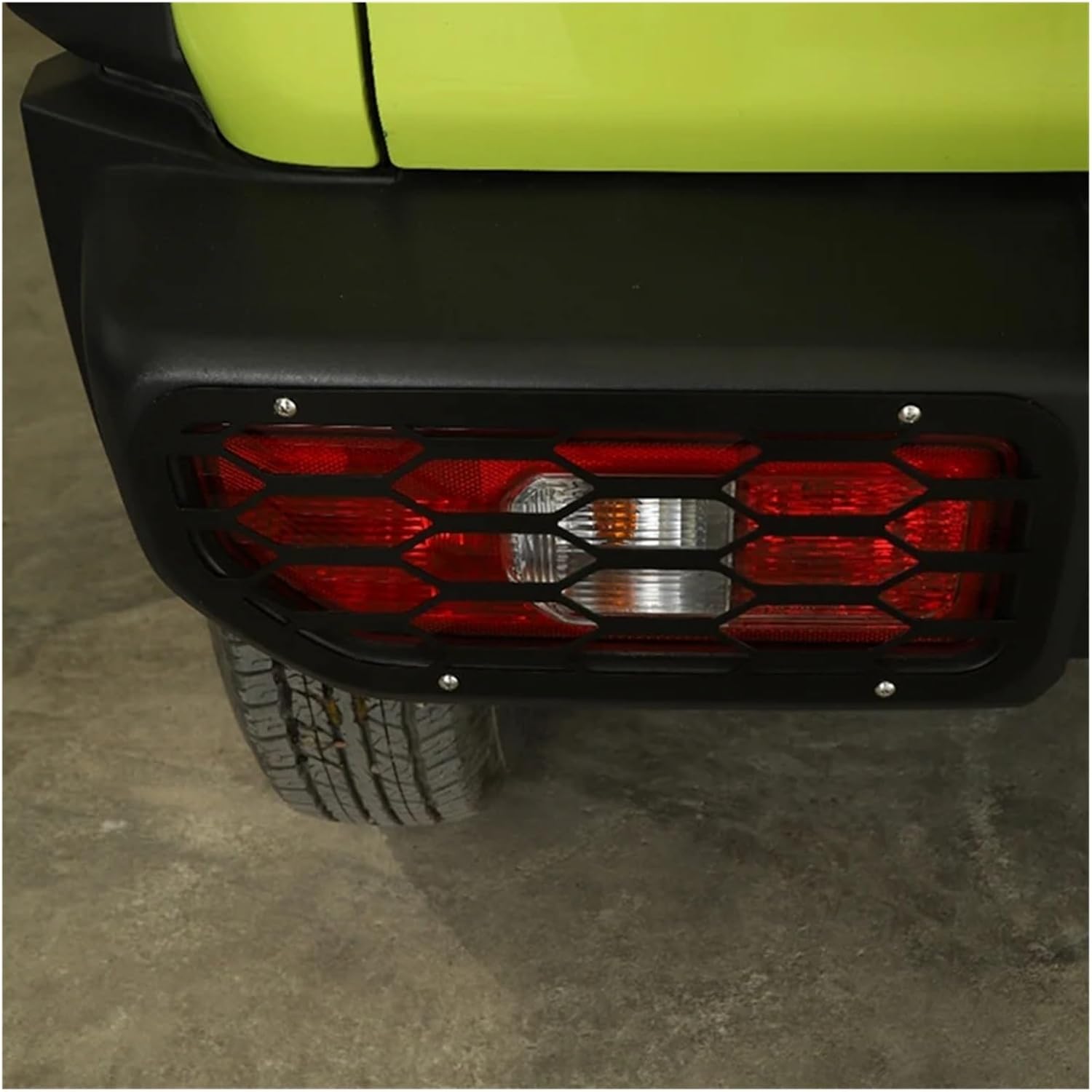 Compatible For Suzuki Jimny Car Rear Tail Light Lamp Decoration Cover Compatible For Suzuki Jimny 2019 2020 2021 Accessories, Black