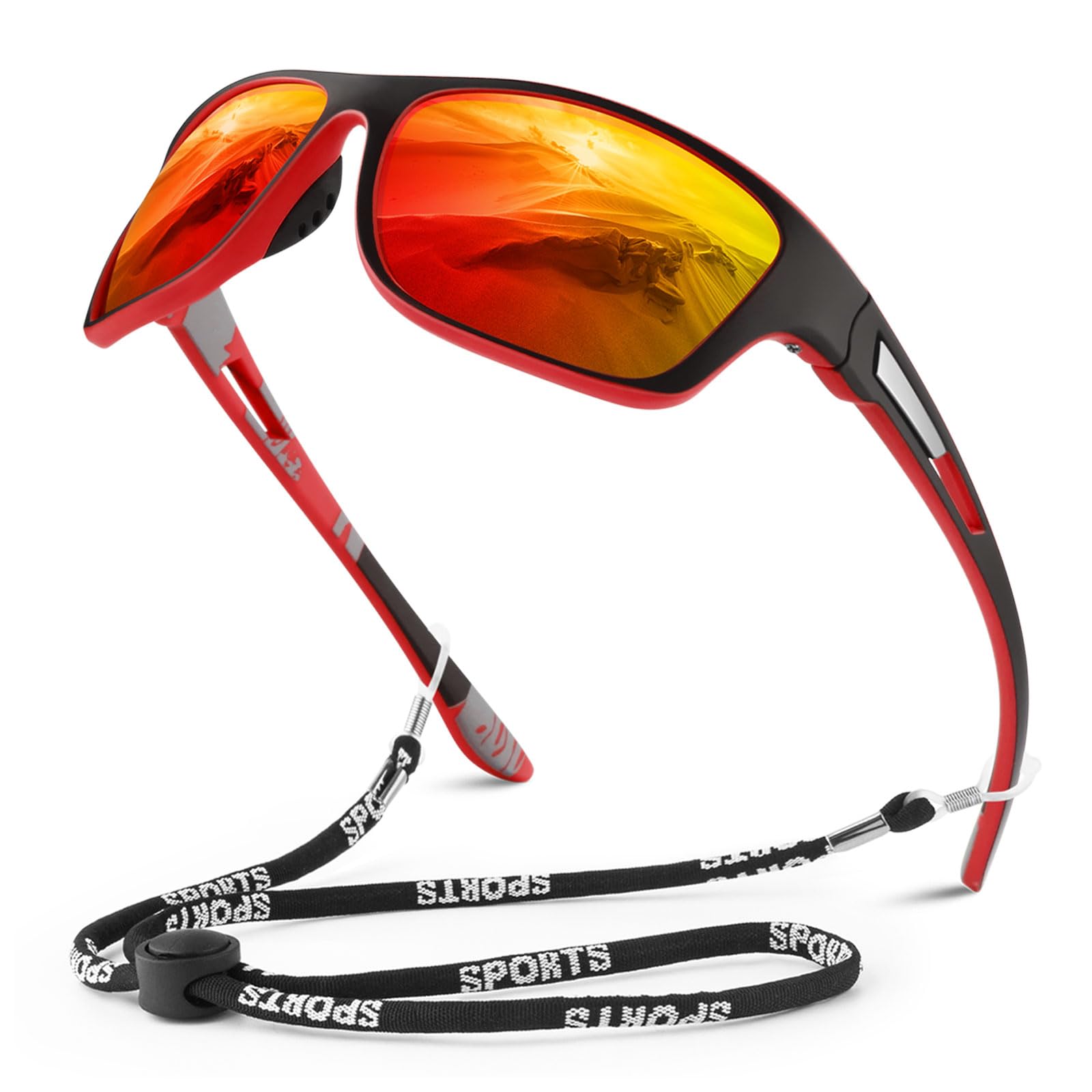WEAROYO Polarized Sports Sunglasses Men Womens Fishing Running UV400