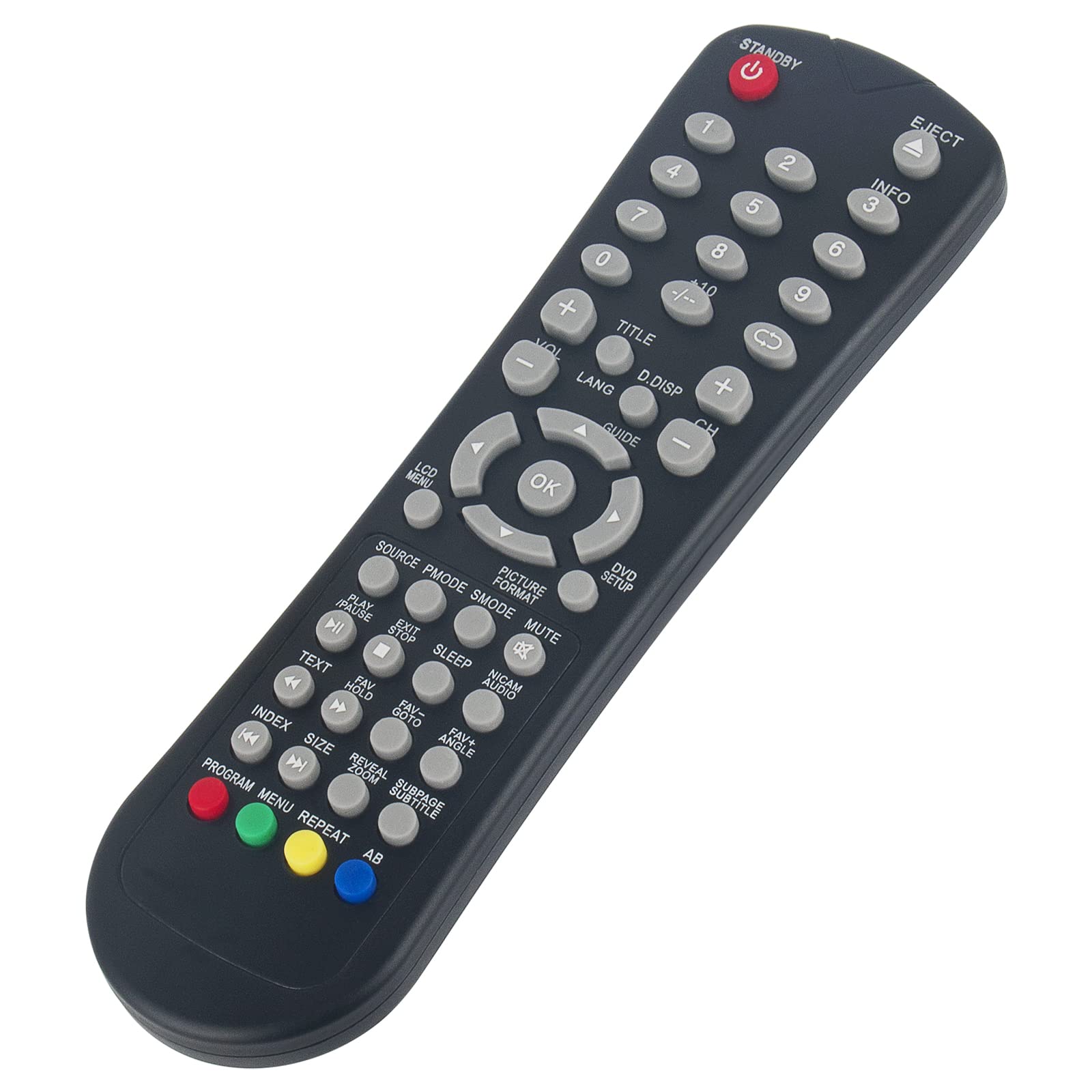 VINABTY Replacement TV Remote Control Fit for BAIRD CN42BAIR TV Remote Controller, Black - Image 2