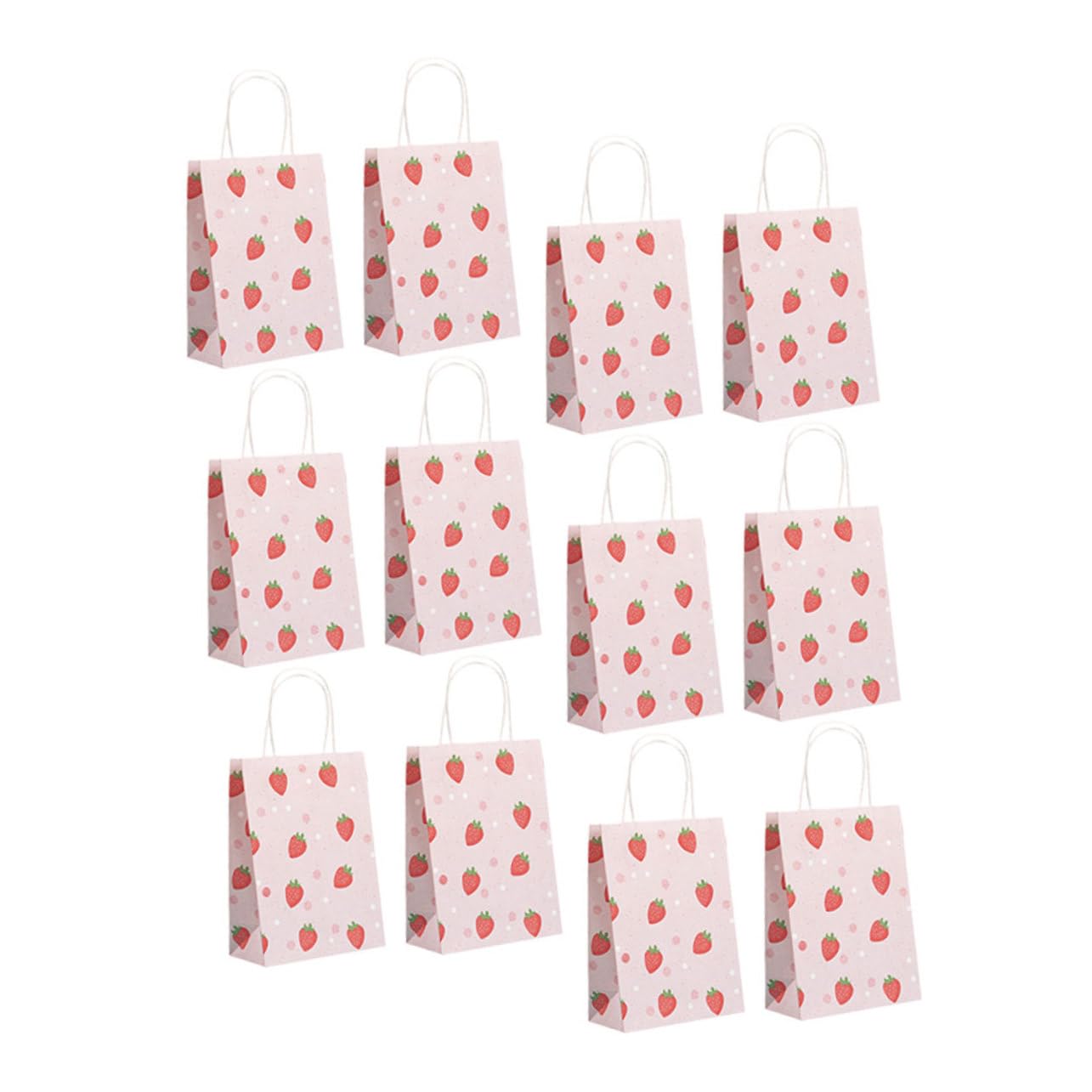 Gadpiparty 4 Sätze Papier Geschenktüten Mit Griffen Und Festival Geschenkbeutel Für Hochzeiten Geburtstage Und Besondere Anlässe Für Kleine Überraschungen Und Dekorationen 12 Stück * 4