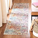 tapis contemporain gris et rouge Haute qualité et design durable : tissé en polypropylène, ce tapis fabriqué à la machine a un poil doux et confortable de 1 cm et est doux sous les pieds.