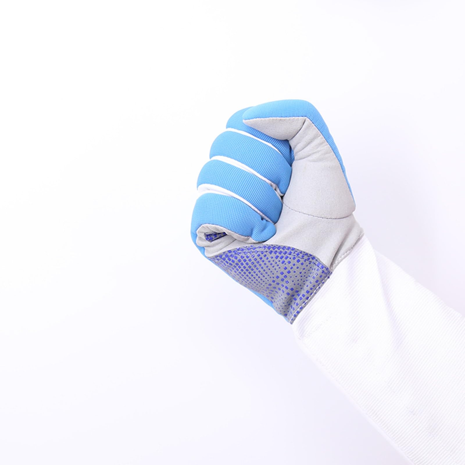 Fechthandschuh, Waschbare Anti-Rutsch-Übungshandschuhe für Degen, Florett und Säbel, Kunstlederfäustling für Das Fechttraining (Color : Right Hand, Size : 8#)