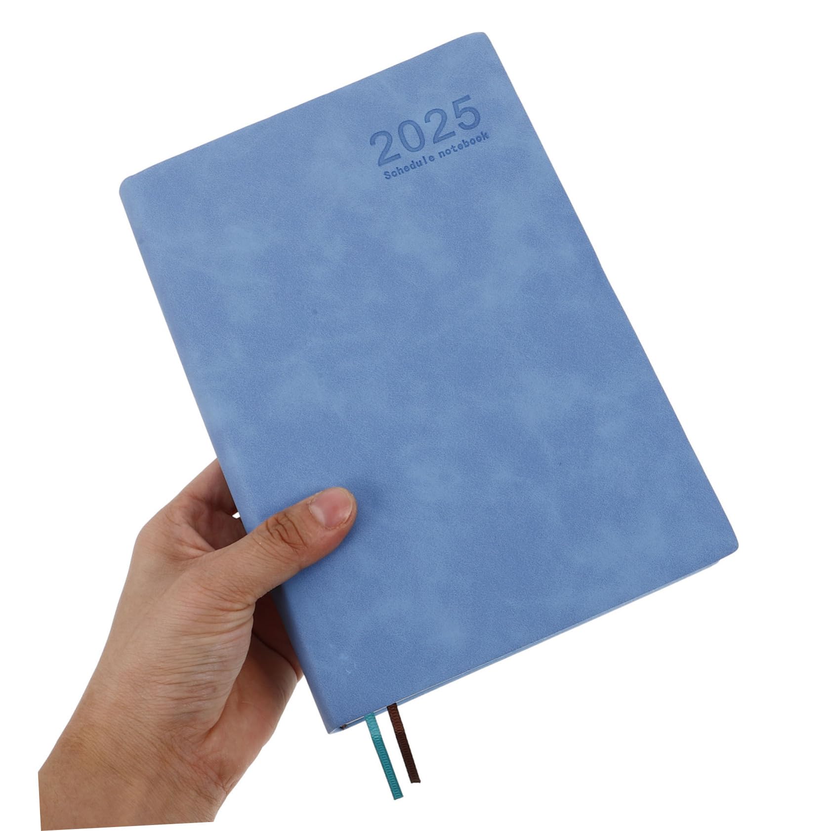 Pack 2025 Pu Hardcover Planer Notizbuch A5 für Zeitmanagement