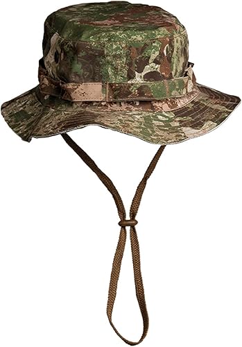 Vista 11 de Mil-Tec Sombrero unisex Trilaminate Boonie – Impermeable Transpirable Táctico Sombrero de ala ancha ventilado al aire libre con correa ajustable