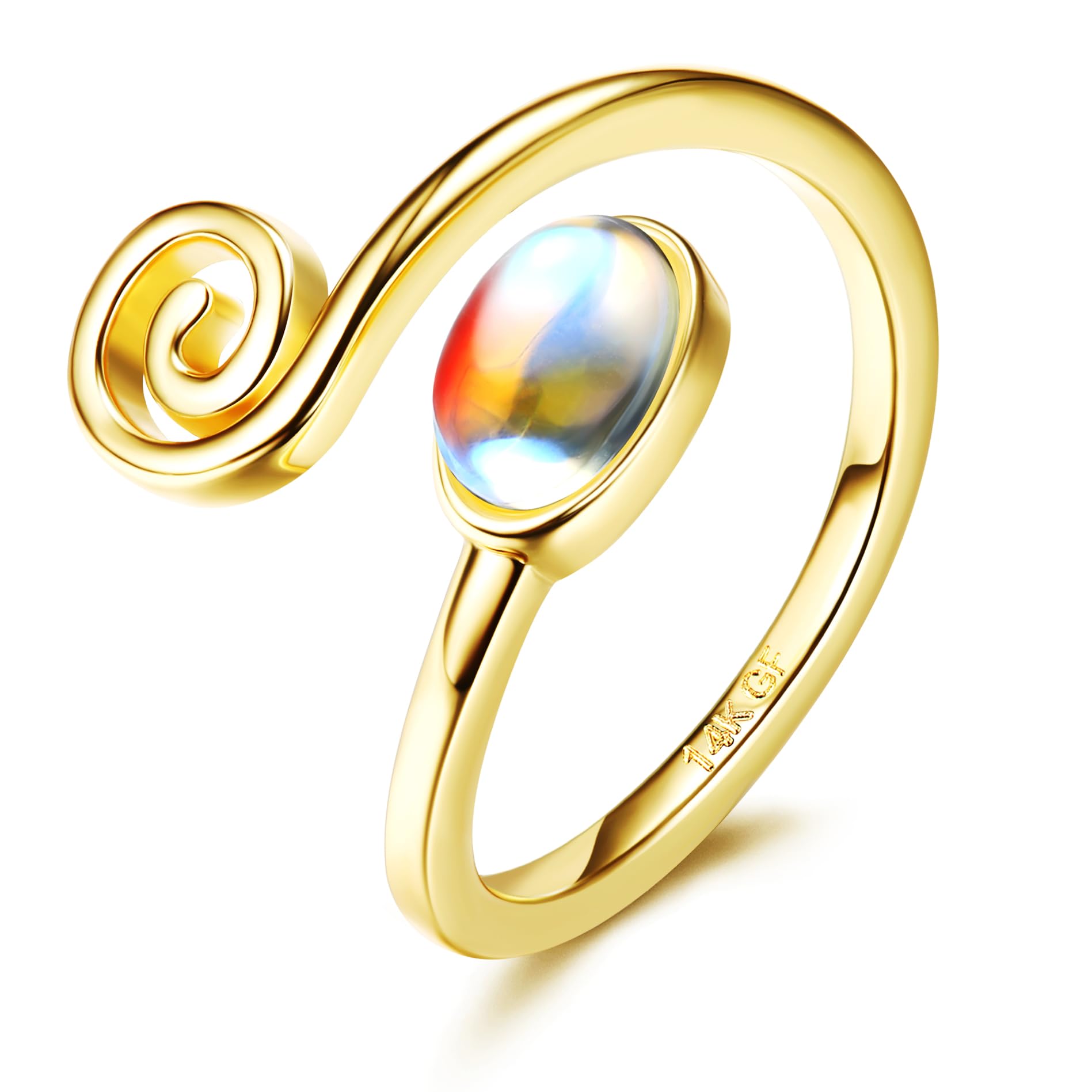 FASACCO Toe Rings for Women Non Tarnish 14k Gold Fillled Toe Ring