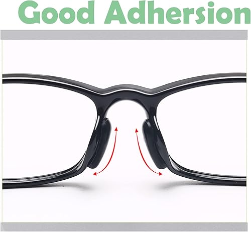 Miniatura 3 de Almohadillas antideslizantes de 0.198 pulgadas para la nariz, almohadillas adhesivas de silicona suave para lentes de plástico con montura de sol